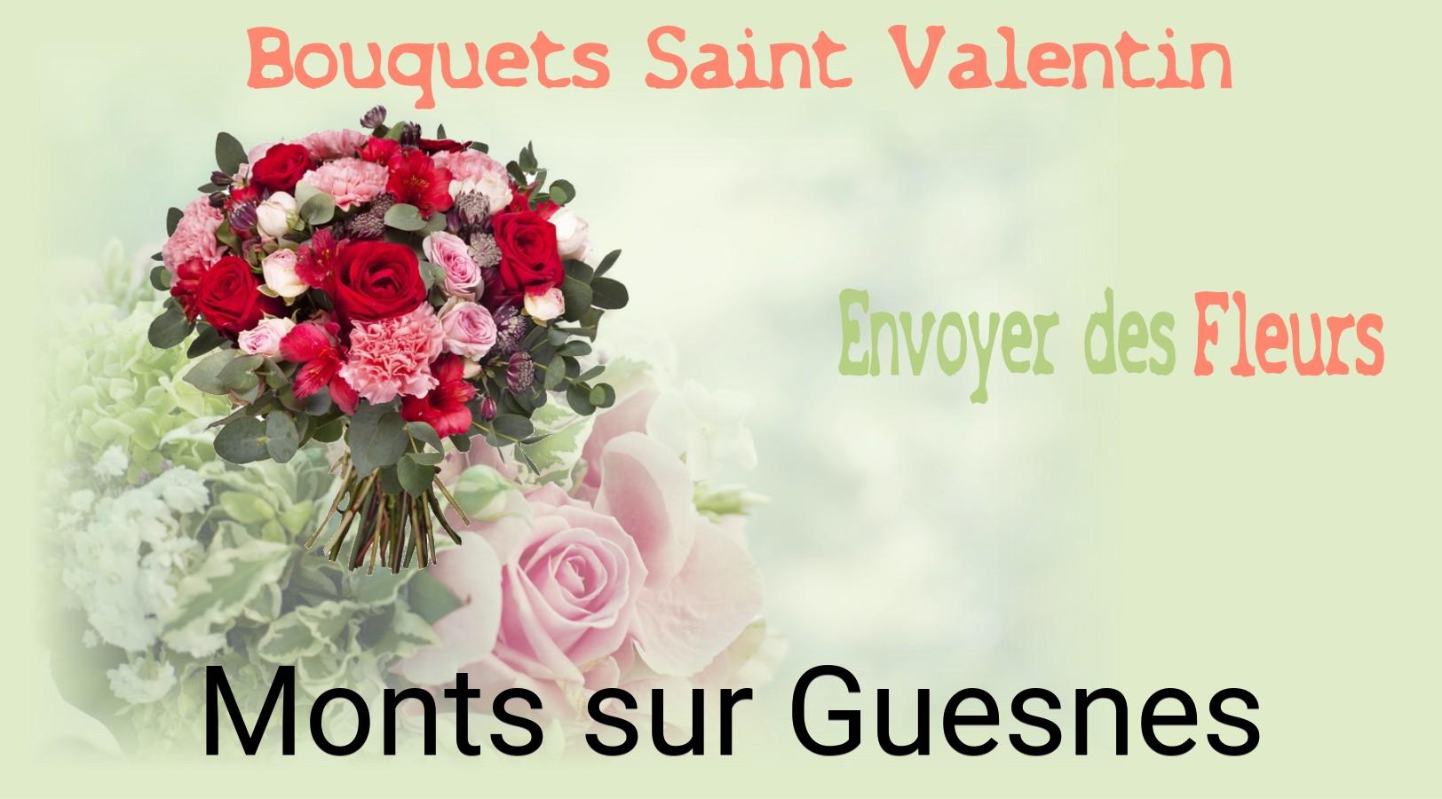Roses de Saint-Valentin livrées à Monts-sur-Guesnes